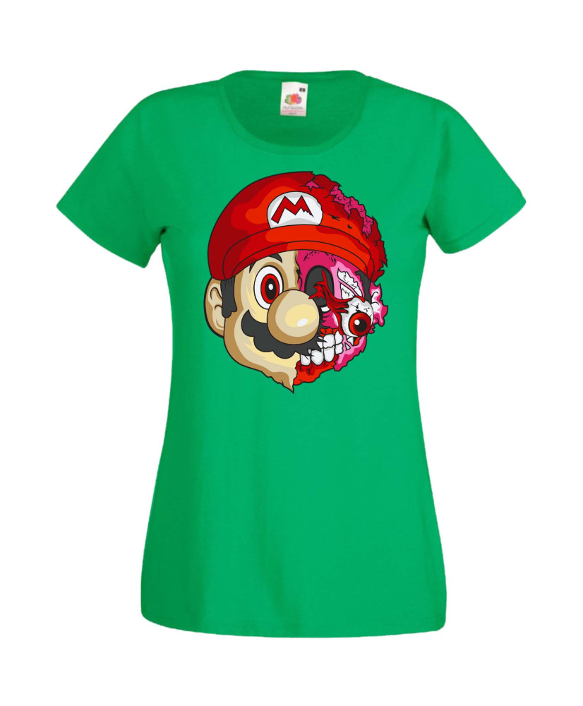 Дамска Тениска Super Mario Mario Zombie 5