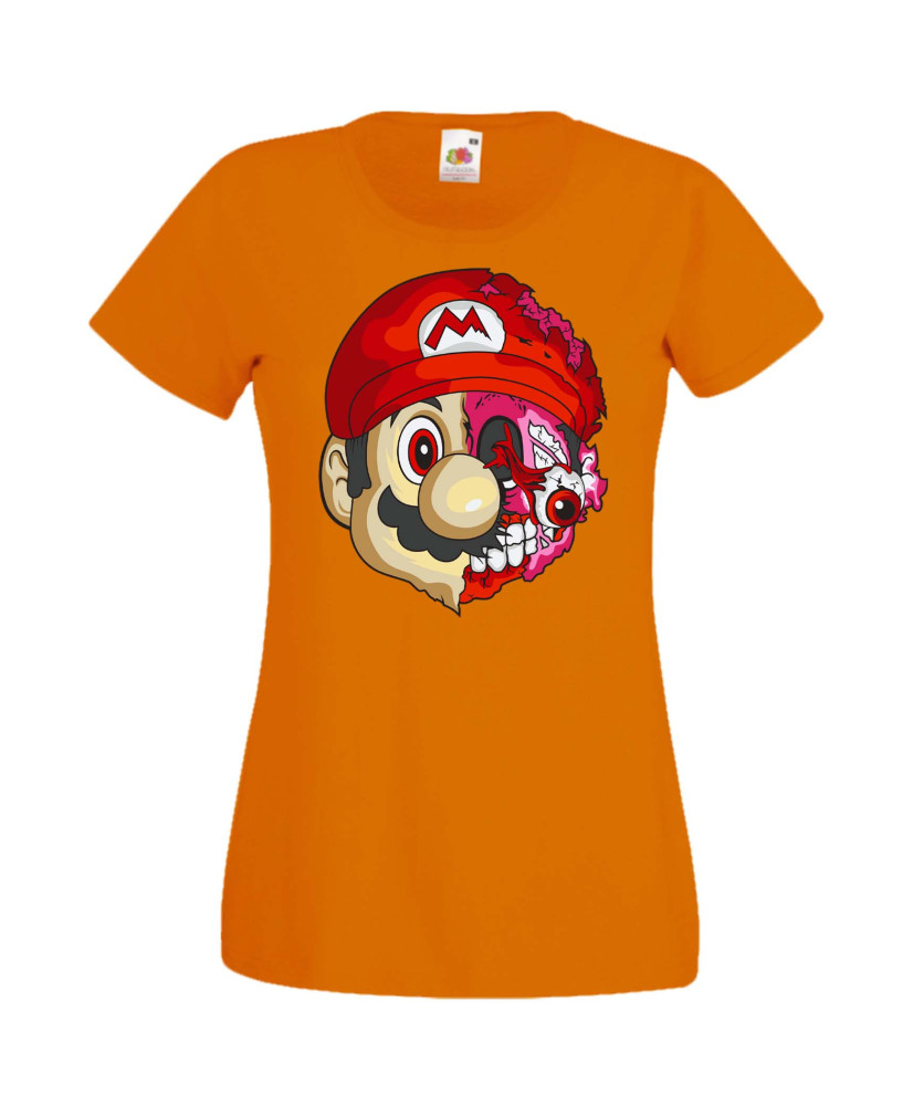 Дамска Тениска Super Mario Mario Zombie 5