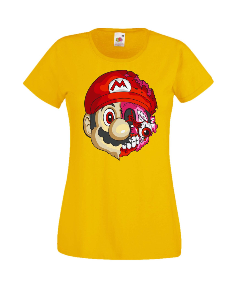 Дамска Тениска Super Mario Mario Zombie 5