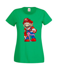 Дамска Тениска Super Mario Mario Zombie 6
