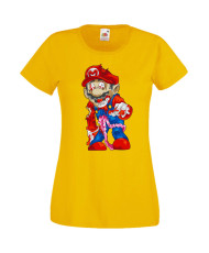 Дамска Тениска Super Mario Mario Zombie 6