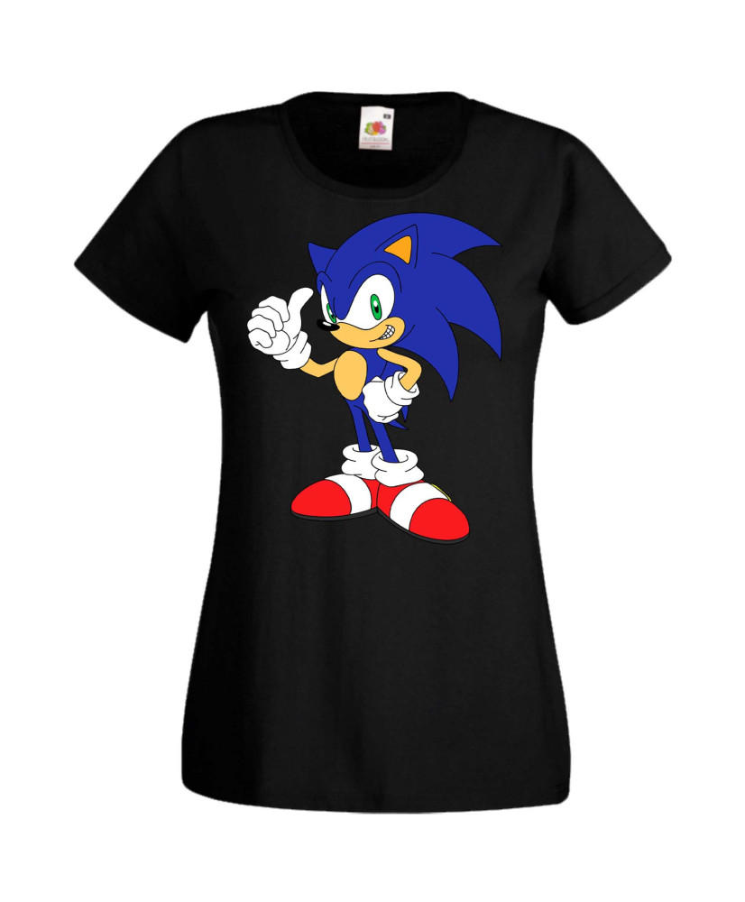 Дамска Тениска Sega Sonic Tales Knuckles Sonic 005