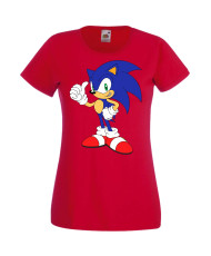 Дамска Тениска Sega Sonic Tales Knuckles Sonic 005