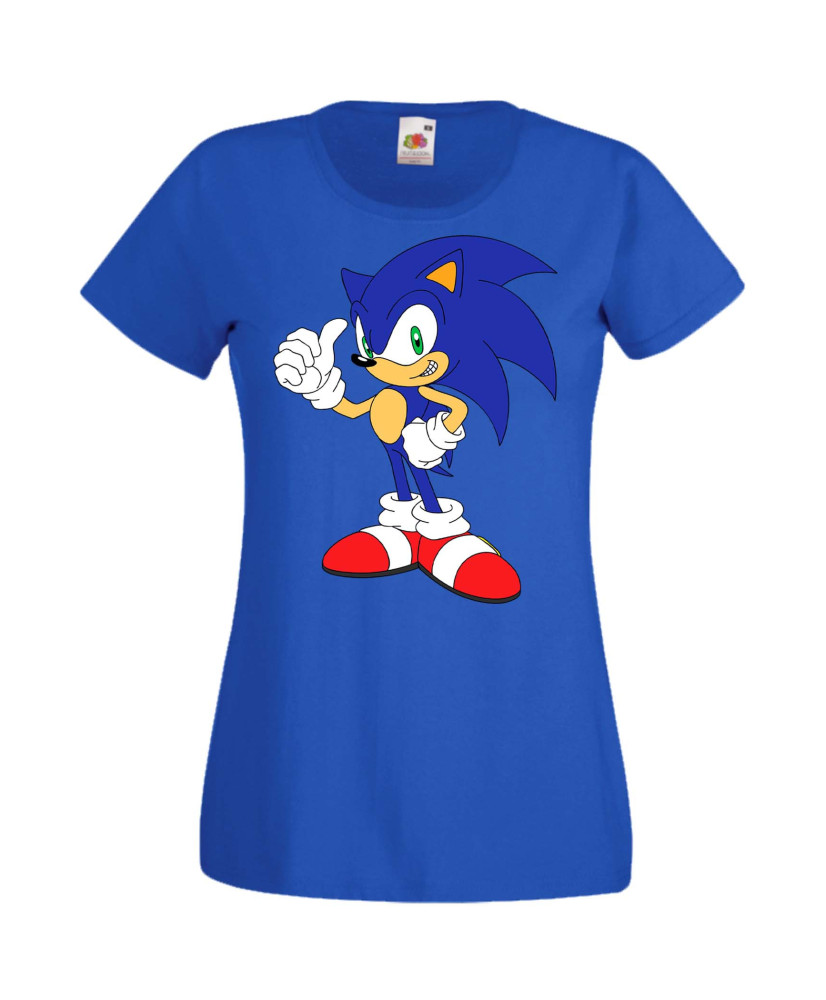 Дамска Тениска Sega Sonic Tales Knuckles Sonic 005