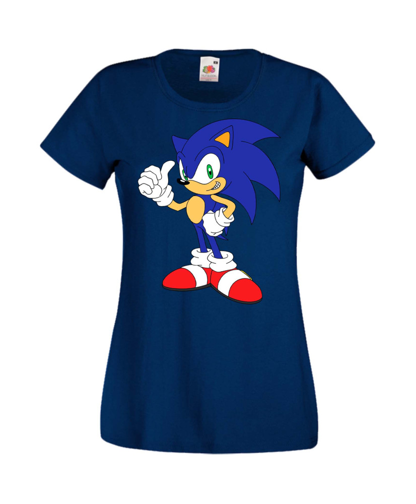 Дамска Тениска Sega Sonic Tales Knuckles Sonic 005