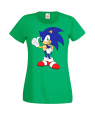 Дамска Тениска Sega Sonic Tales Knuckles Sonic 005