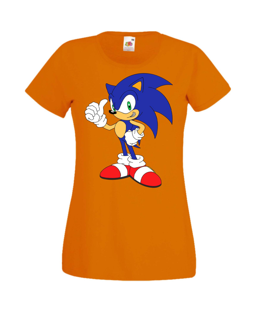 Дамска Тениска Sega Sonic Tales Knuckles Sonic 005