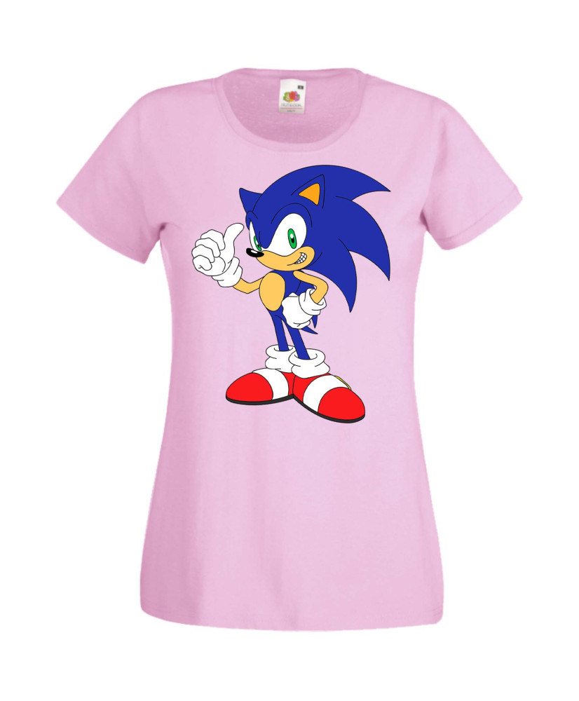 Дамска Тениска Sega Sonic Tales Knuckles Sonic 005