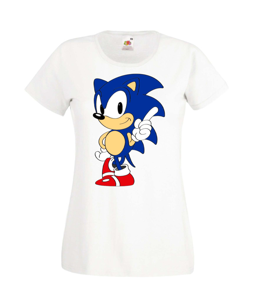 Дамска Тениска Sega Sonic Tales Knuckles Sonic 006