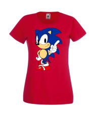 Дамска Тениска Sega Sonic Tales Knuckles Sonic 006