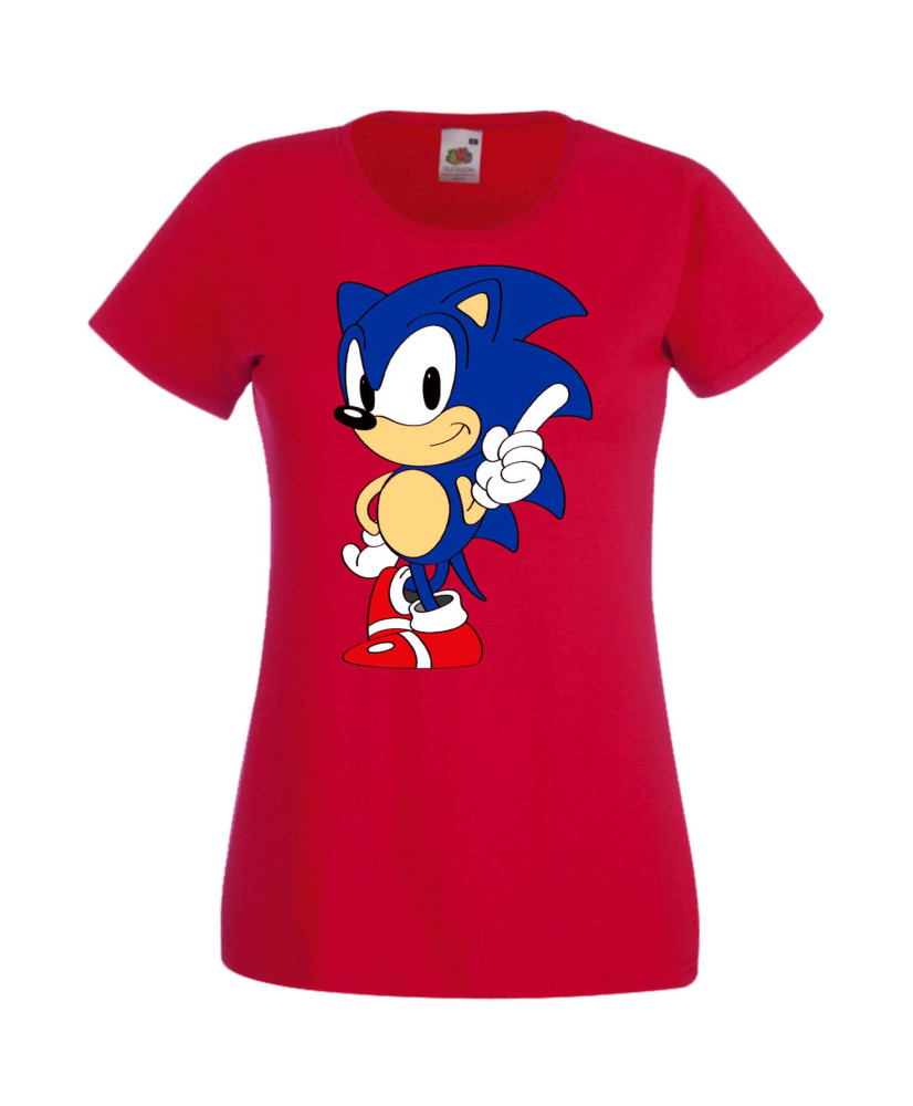 Дамска Тениска Sega Sonic Tales Knuckles Sonic 006