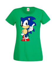 Дамска Тениска Sega Sonic Tales Knuckles Sonic 006