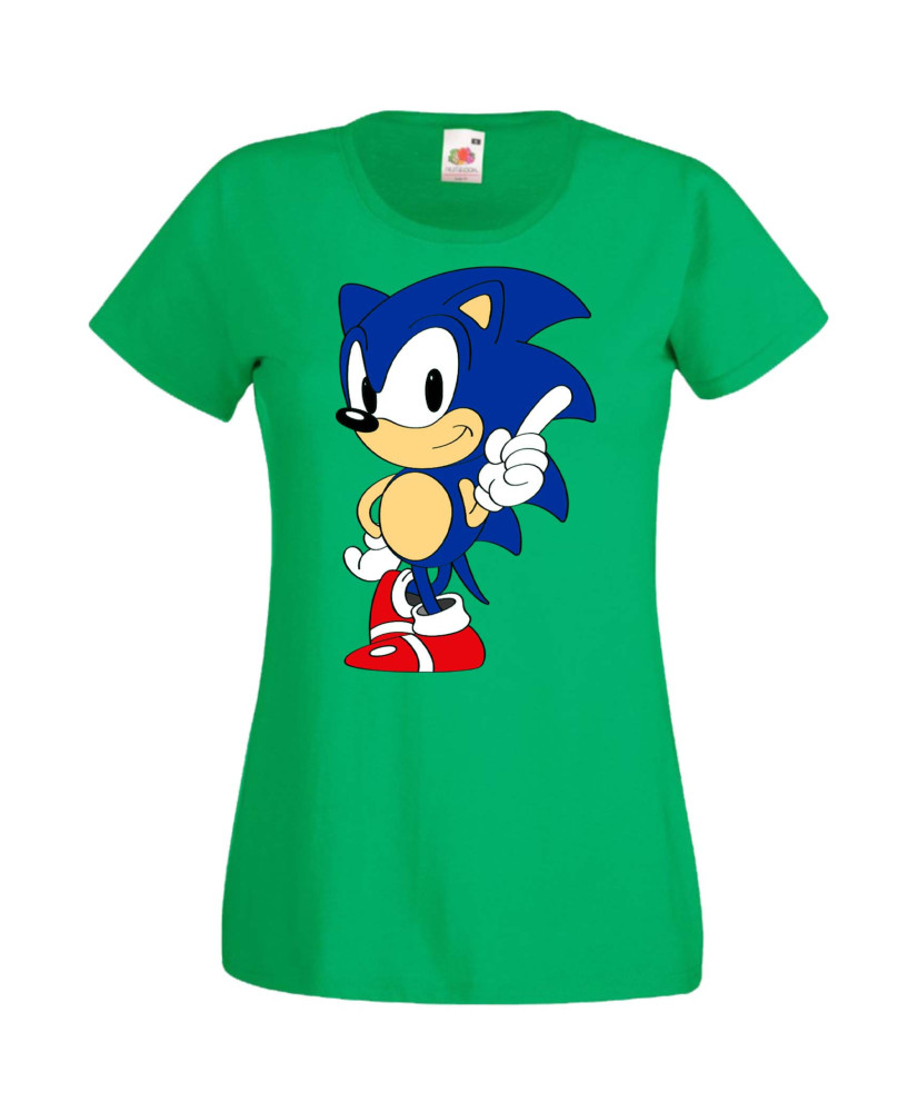 Дамска Тениска Sega Sonic Tales Knuckles Sonic 006