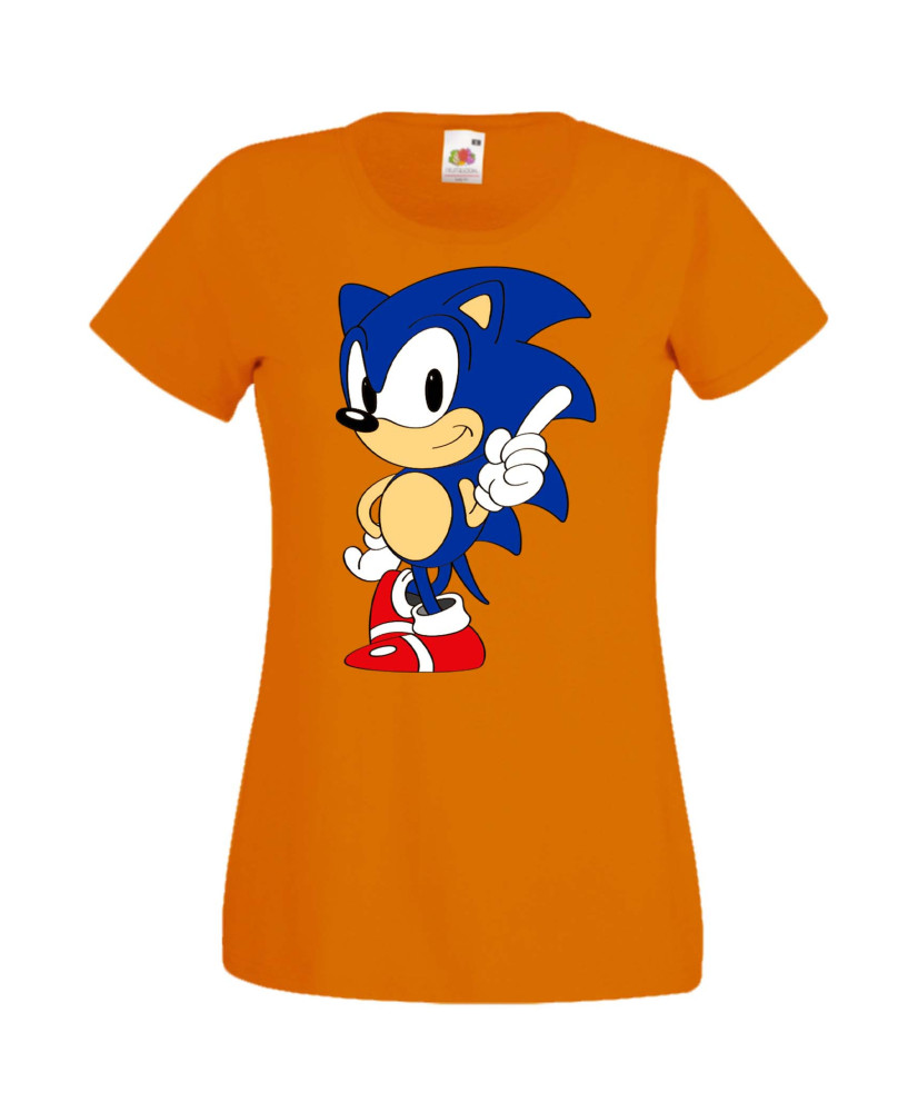 Дамска Тениска Sega Sonic Tales Knuckles Sonic 006