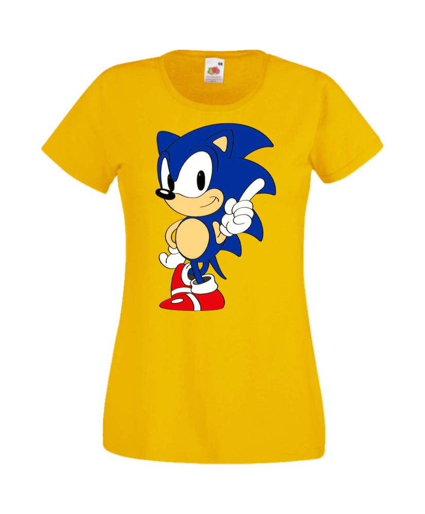 Дамска Тениска Sega Sonic Tales Knuckles Sonic 006