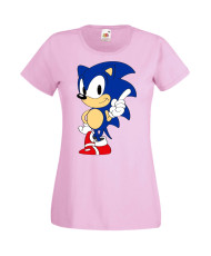 Дамска Тениска Sega Sonic Tales Knuckles Sonic 006