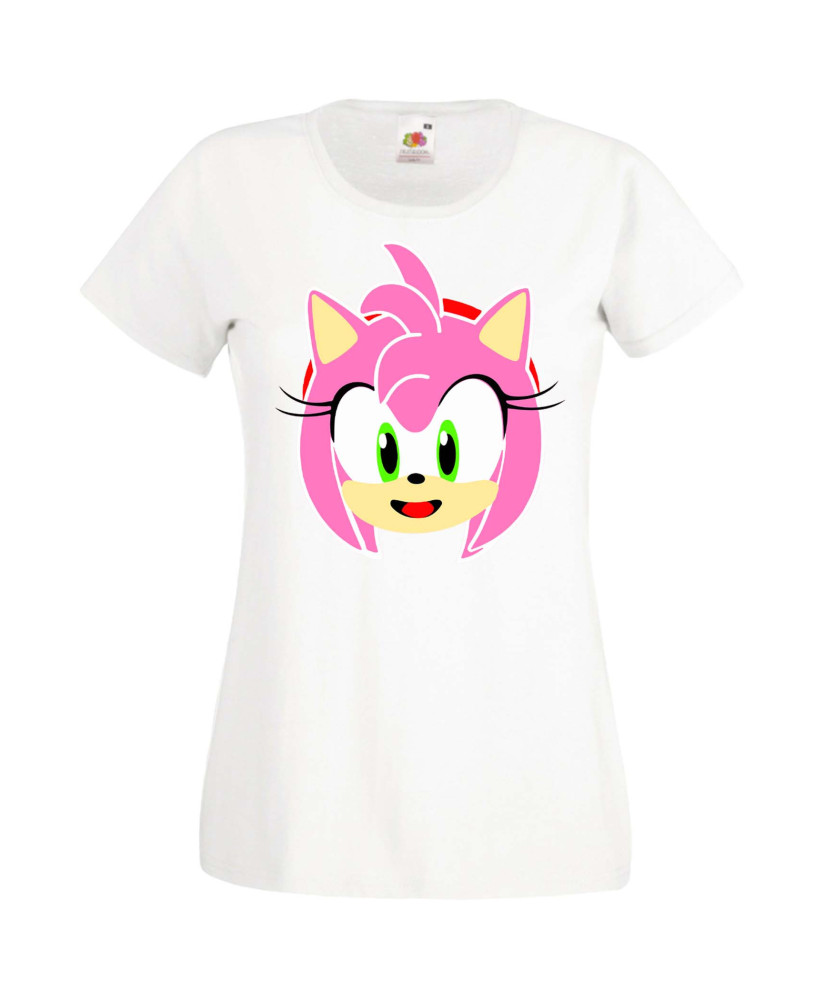 Дамска Тениска Sega Sonic Tales Knuckles Sonic Amy