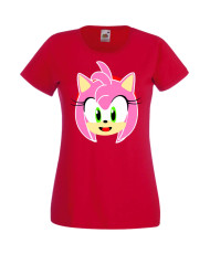 Дамска Тениска Sega Sonic Tales Knuckles Sonic Amy