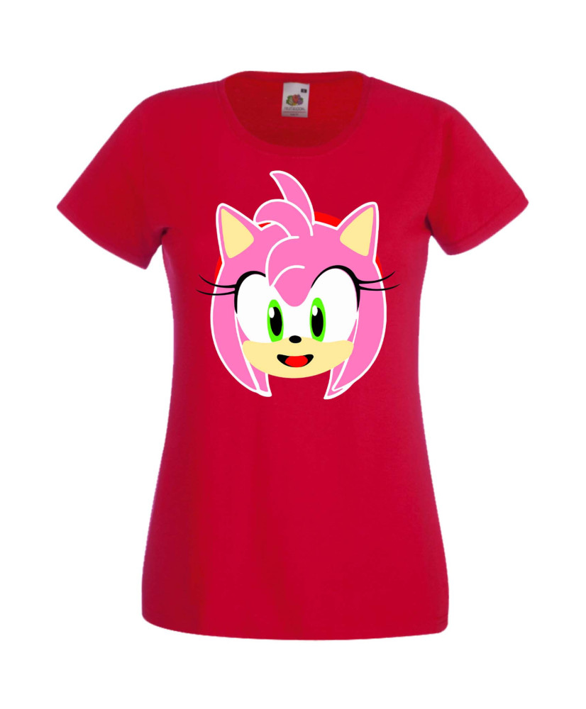 Дамска Тениска Sega Sonic Tales Knuckles Sonic Amy