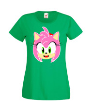 Дамска Тениска Sega Sonic Tales Knuckles Sonic Amy