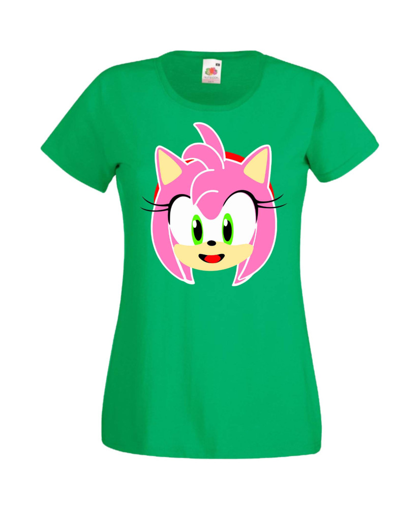 Дамска Тениска Sega Sonic Tales Knuckles Sonic Amy