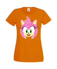Дамска Тениска Sega Sonic Tales Knuckles Sonic Amy