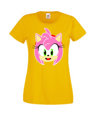 Дамска Тениска Sega Sonic Tales Knuckles Sonic Amy
