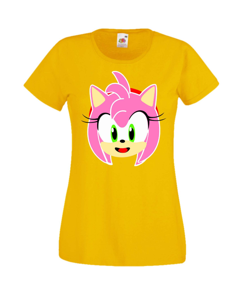 Дамска Тениска Sega Sonic Tales Knuckles Sonic Amy
