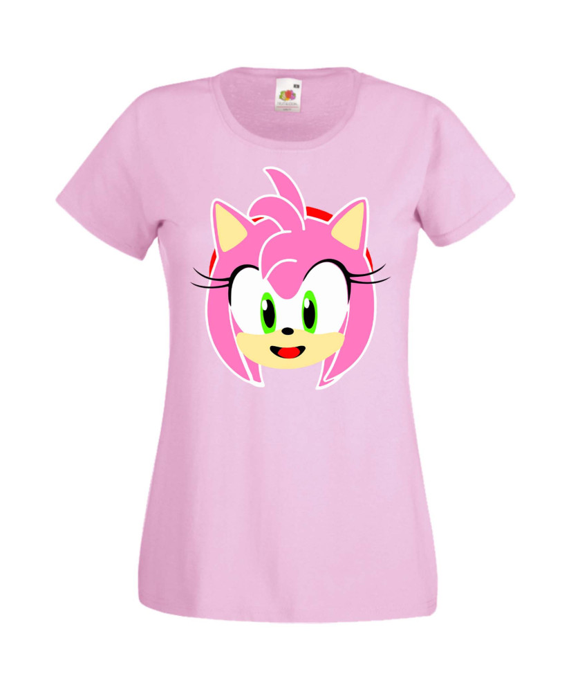 Дамска Тениска Sega Sonic Tales Knuckles Sonic Amy