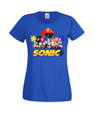 Дамска Тениска Sega Sonic Tales Knuckles Sonic And Friends 002