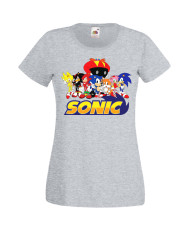 Дамска Тениска Sega Sonic Tales Knuckles Sonic And Friends 002