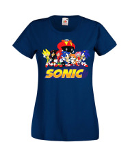 Дамска Тениска Sega Sonic Tales Knuckles Sonic And Friends 002
