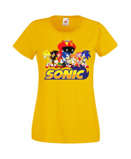 Дамска Тениска Sega Sonic Tales Knuckles Sonic And Friends 002