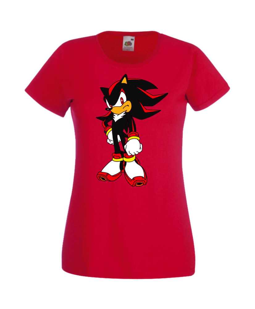 Дамска Тениска Sega Sonic Tales Knuckles Sonic Shadow 002