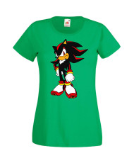Дамска Тениска Sega Sonic Tales Knuckles Sonic Shadow 002