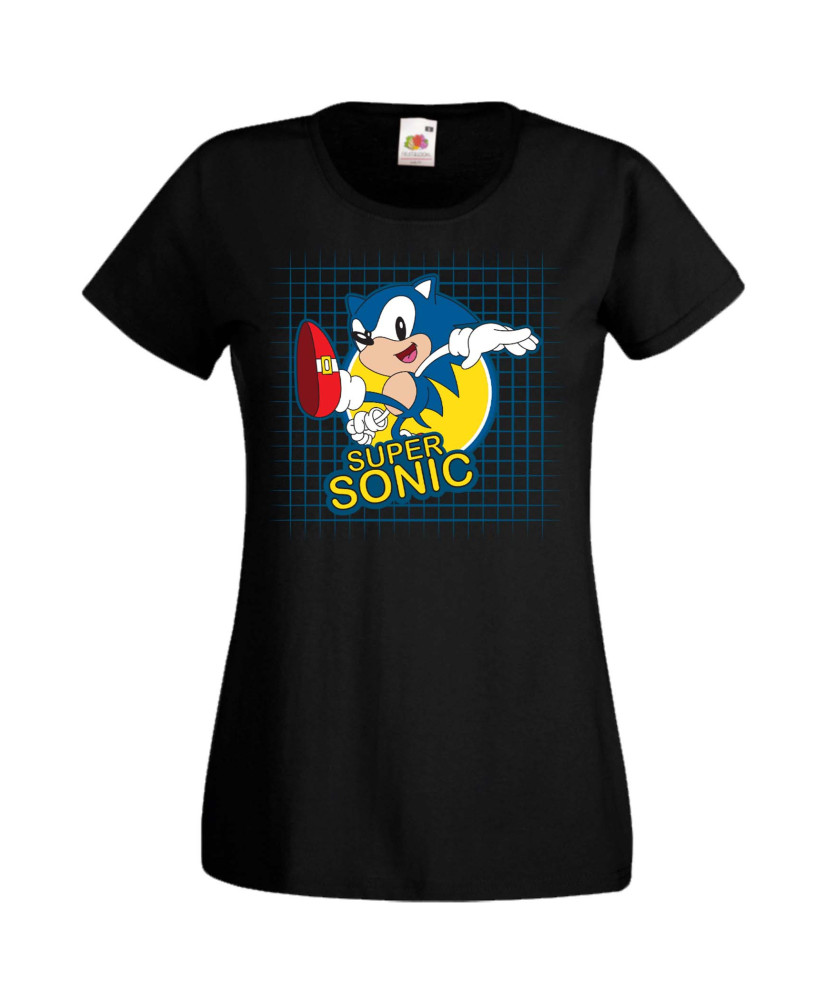 Дамска Тениска Sega Sonic Tales Knuckles Sonic Super Sonic 005