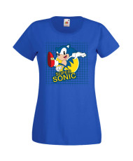 Дамска Тениска Sega Sonic Tales Knuckles Sonic Super Sonic 005