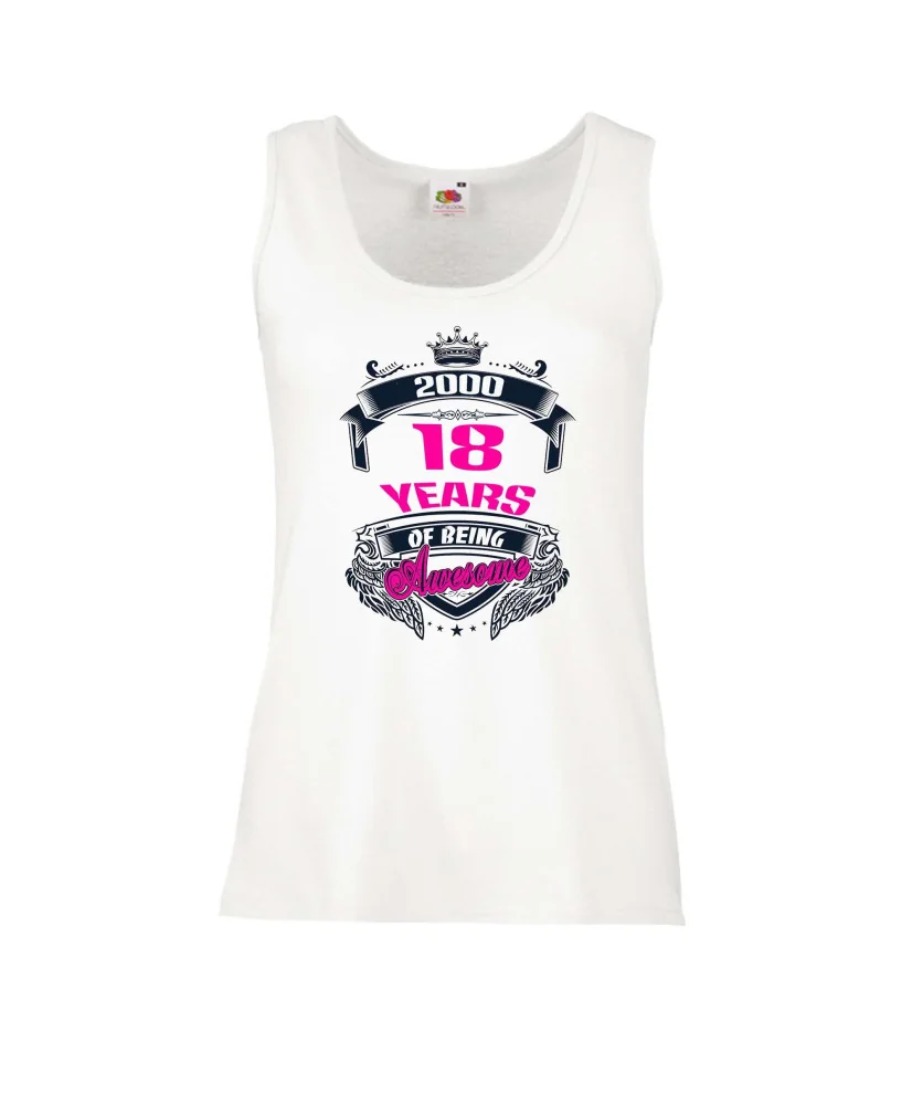 Дамски потник 18 year of being awsome - pink Дамски потник 18 year of being awsome - pink