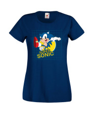 Дамска Тениска Sega Sonic Tales Knuckles Sonic Super Sonic 005