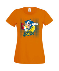 Дамска Тениска Sega Sonic Tales Knuckles Sonic Super Sonic 005