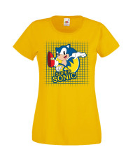 Дамска Тениска Sega Sonic Tales Knuckles Sonic Super Sonic 005