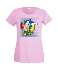 Дамска Тениска Sega Sonic Tales Knuckles Sonic Super Sonic 005