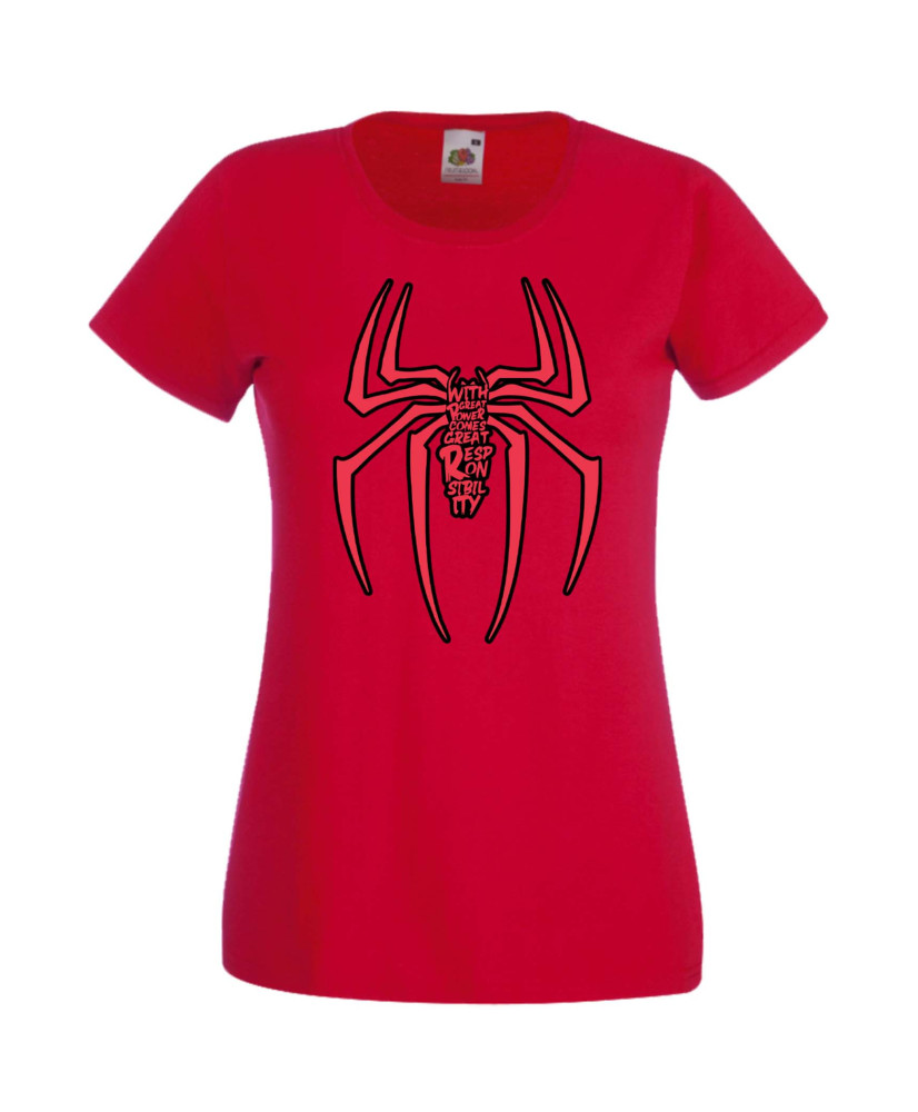 Дамска Тениска Spiderman Spiderman 005