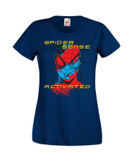 Дамска Тениска Spiderman Spiderman Spider Sense Activated