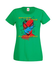 Дамска Тениска Spiderman Spiderman Spider Sense Activated