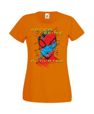 Дамска Тениска Spiderman Spiderman Spider Sense Activated