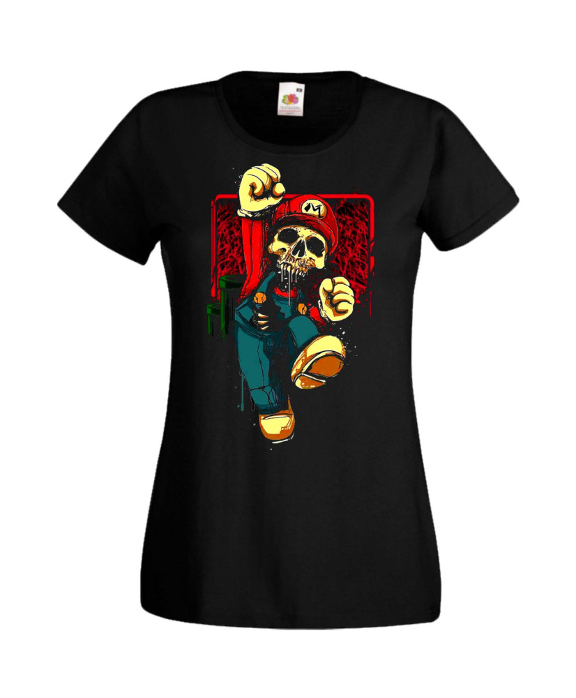 Дамска Тениска Super Mario Nintendo Mario Zombie 1