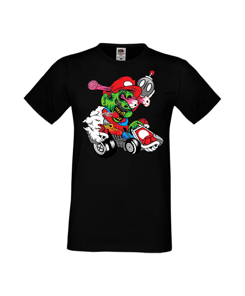 Мъжка Тениска Super Mario Mario Cart Zombie 3