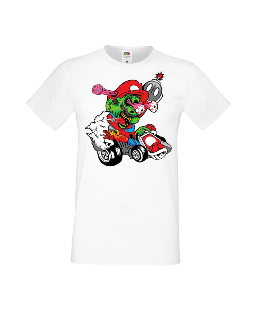 Мъжка Тениска Super Mario Mario Cart Zombie 3