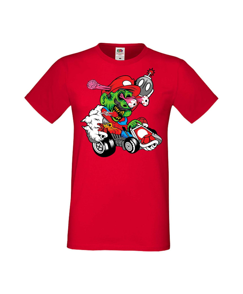 Мъжка Тениска Super Mario Mario Cart Zombie 3